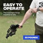 BALLISTA BAT Reverse Draw Compound Mini Crossbow - Crossbow for Hunting, Fishing and Target - Fast 340 fps, Powerful 150lbs, Lightweight 3lbs