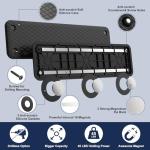 Magnet Magazine Holder, Double Magnetic Sided Gun Safe Oraganizer Ammunition Magazines Rack for Gun Safe Room, Magnet Ammo Storage/Organizer, Gun Safe Accessories for Men, Gifts for Men(1 Pack)