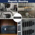 Magnet Magazine Holder, Double Magnetic Sided Gun Safe Oraganizer Ammunition Magazines Rack for Gun Safe Room, Magnet Ammo Storage/Organizer, Gun Safe Accessories for Men, Gifts for Men(1 Pack)