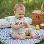 Ayalinggo Baby Boy Summer Clothes Mallard Duck Embroidery Newborn Bubble Romper Short Sleeve Bodysuit Infant Hunting Clothing (Green, 0-3 Months)