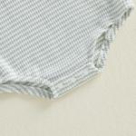 Ayalinggo Baby Boy Summer Clothes Mallard Duck Embroidery Newborn Bubble Romper Short Sleeve Bodysuit Infant Hunting Clothing (Green, 0-3 Months)