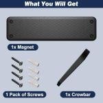 Magnet Magazine Holder, Double Magnetic Sided Gun Safe Oraganizer Ammunition Magazines Rack for Gun Safe Room, Magnet Ammo Storage/Organizer, Gun Safe Accessories for Men, Gifts for Men(1 Pack)