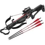 Barnett Wildcat CRX Crossbow Bundle – Includes Bonus Arrow & Broadheads + Scope, Rope Cocking Device, Quiver, 3 Arrows & Neoprene Cover – Tactical 280 FPS Lightweight Hunting Crossbow