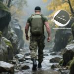 Maelstrom Hunting Backpack for Men Women, Waterproof Hunting Pack with Rain Cover, Long-Lasting 35L Camo Tactical Day Pack for Rifle Bow Gun