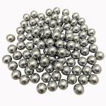 Alien Play 100 X 43 Cal Aluminum Balls for Self Defense and Target Practice, Solid Hard .43 Caliber Ammo Projectiles Fit for T4E Walther PPQ/ TPM1 and Glock17/G17 (Silver)