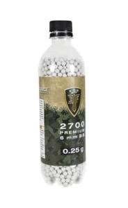 Elite Force Premium 6mm Airsoft BBS Ammo, .25 Gram, 2700 Count