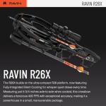RAVIN R26X Crossbow Package - High-Performance Black Compact Bow with Silent Cocking Crank and Illuminated Scope - 400 FPS, Lightweight, Pre-Assembled, Ambidextrous - Ideal for Archery & Hunting