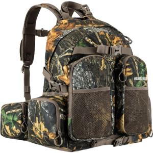 ALLBLESSED hunting backpack for men Waterproof Camo Hunting Pack gifts for men hunting gear Day Pack-BlessedLeaf-35L