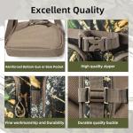 ALLBLESSED hunting backpack for men Waterproof Camo Hunting Pack gifts for men hunting gear Day Pack-BlessedLeaf-35L