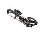 Barnett Raptor BCX Crossbow - Tactical Crossbow with Veil Tac Black Camo, Ultra Compact and Fast 425fps, Step Through Riser, Fold Down Palm Rest, Adjustable Butt Stock, Cycloptic-X Scope