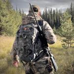 Mardingtop Camo Hunting Backpack for Bow Rifle Gun，Large Capacity Tactical Hunting Day Pack with Rain Cover for Hunting Camping Hiking