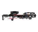 Barnett Raptor BCX Crossbow - Tactical Crossbow with Veil Tac Black Camo, Ultra Compact and Fast 425fps, Step Through Riser, Fold Down Palm Rest, Adjustable Butt Stock, Cycloptic-X Scope