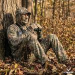 LOOGU Men's Camo Hunting Pants with 6-Pocket, Water-Resistant Breathable Quick-Dry Cargo Pants for Hunting Hiking Fishing