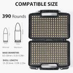 Kinghardcase 390Round 9mm Ammo Storage Case, Travel Safe/Mil Spec/Waterproof Ammo Box - for 9x19mm Parabellum/9mm Luger, 380ACP, 38 S&W, 356 TS&W,7.63mm Mannlicher,8mm Steyr,.357SIG