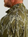 Nomad Men's Mirage 1/4 Zip, Performance Hunting Pullover Shirt, Mossy Oak Bottomland, X-Large