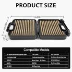 Kinghardcase 390Round 9mm Ammo Storage Case, Travel Safe/Mil Spec/Waterproof Ammo Box - for 9x19mm Parabellum/9mm Luger, 380ACP, 38 S&W, 356 TS&W,7.63mm Mannlicher,8mm Steyr,.357SIG