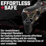 Barnett - Hyper Raptor T-REX Crossbow - 440 FPS Hunting Crossbow w/De-Cocking & Floating TriggerTech - High-Speed Bow w/Scope, Arrows & Quiver - Ultimate Precision & Power