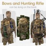 BLISSWILL Hunting Backpack Hunting Day Pack with rifle holder Hunting Gear Accessories gift for men(Timbreon camo)