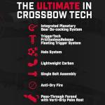 Barnett - Hyper Raptor T-REX Crossbow - 440 FPS Hunting Crossbow w/De-Cocking & Floating TriggerTech - High-Speed Bow w/Scope, Arrows & Quiver - Ultimate Precision & Power