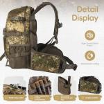 BLISSWILL Hunting Backpack Hunting Day Pack with rifle holder Hunting Gear Accessories gift for men(Timbreon camo)