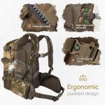 BLISSWILL Hunting Backpack Hunting Day Pack with rifle holder Hunting Gear Accessories gift for men(Timbreon camo)