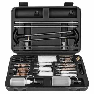 Magsaddle Universal Gun Cleaning Kit for Pistol, Shotgun, Rifle, Handgun, Airgun, Revolver, Cleaning Kit with Brushes, Jags, Slotted Tips, Portable Case