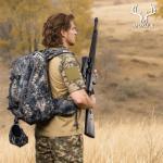 MOXULE Hunting Backpack Waterproof Pack: 25L Hunting Gear with Rain Cover,Hunting Day Pack with Rifle Bow Gun Holder (Camo)