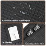 POYOLEE Waterproof Soft Pistol Case Small Gun Purse Concealed Carry Handgun Pouch For Shooting, Hunting, Range Sports (Black, Medium)