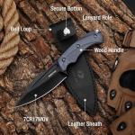 Mossy Oak Full-Tang Hunting Knife with Sheath