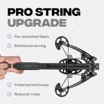 BALLISTA BAT Compound Mini Crossbow with Hand Made Custom Strings for Hunting and Bowfishing - V2 (Aug 2025 String Update)