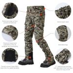 BASSDASH Walker Men’s Waterproof Breathable Hunting Pants with Silent Outer Fabric for Fishing Turkey Upland