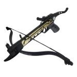 SAS Wrath 80 Pound Self-Cocking Pistol Crossbow Hunting Target Shooting (Metal with Bag+15 Bolts+Extra String)