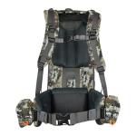 SPIKA Hunting Backpack Internal Frame for Men Waterproof Hunting Pack Camouflage with Rifle Holder Extendable 40L+ Capacity