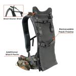 SPIKA Hunting Backpack Internal Frame for Men Waterproof Hunting Pack Camouflage with Rifle Holder Extendable 40L+ Capacity