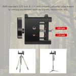 Manbily Shooting Rest Saddle for Hunting Shooting Stick Monopods Bipods Tripods Stand-Black (U-2)