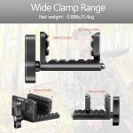 Manbily Shooting Rest Saddle for Hunting Shooting Stick Monopods Bipods Tripods Stand-Black (U-2)