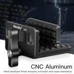 Manbily Shooting Rest Saddle for Hunting Shooting Stick Monopods Bipods Tripods Stand-Black (U-2)