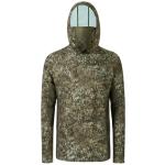 BASSDASH UPF 50+ Men’s Hunting Shirts with Mask Long Sleeve Camo Fishing Hoodie