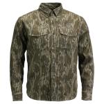 BLOCKER OUTDOORS Lightweight Finisher Turkey Hunting Button-Up Shirt (US, Alpha, Large, Regular, Regular, MO Bottomland Original)