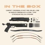 Steambow AR-6 Stinger II Compact Repeating Crossbow | 6 Shot, Handheld, Modular, Mini Crossbow and Arrow Set for Adults & Youth