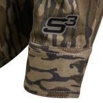 BLOCKER OUTDOORS Lightweight Finisher Turkey Hunting Button-Up Shirt (US, Alpha, Large, Regular, Regular, MO Bottomland Original)