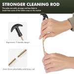 WEDNBR Universal Handgun Cleaning Kit for .22 .357/.38/9mm .40 .45 Caliber Pistol Gun Brush Tools Gun Accessories,Gifts for Gun Owners