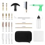 WEDNBR Universal Handgun Cleaning Kit for .22 .357/.38/9mm .40 .45 Caliber Pistol Gun Brush Tools Gun Accessories,Gifts for Gun Owners