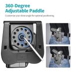 Gun & Flower OWB Paddle Holster for Taurus G2C/G3C/G2S, Millennium G2 PT111/PT140, Right Handed Holster with Level II Retention, Index Finger Release, 360° Adjustable Belt Attachment