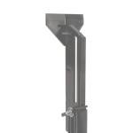 Allen Company Molded Truck Gun Rack for Rear Window - Gun Holder for Two Shotguns, Rifles, Bows, or Tools - Gun and Hunting Accessories for Car or Wall Mount - Adjustable 9.5"-16.5" , Black