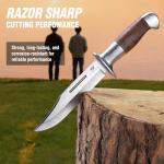 Mossy Oak Fixed Blade Bowie Knife with Sheath