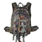 AUMTISC Hunting Backpack, Hunting Bags for Men Waterproof, 40L Camo Hunting Day Pack with Gun Holder, Hunter Backpacks with Bow Holder for Bow Gear Gift Rifle