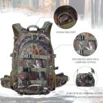 AUMTISC Hunting Backpack, Hunting Bags for Men Waterproof, 40L Camo Hunting Day Pack with Gun Holder, Hunter Backpacks with Bow Holder for Bow Gear Gift Rifle