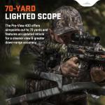 Wicked Ridge by TenPoint RDX 410, Peak XT - 410 FPS - Shorter, Faster & Includes Silent Cocking - with ACUdraw Silent, Pro-View 400 Scope & Three Match 400 Carbon Arrows