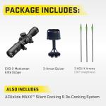 TenPoint TX Ultra 29.5, Moss Green - 460 FPS - Our Fastest Forward Draw Crossbow Ever - Equipped with EVO-X Marksman Elite Scope, Ambidextrous Safety + ACUslide MAXX Cocking & De-Cocking System